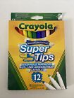 Crayola Super Tips Washable Colouring Markers - Pack of 12 