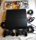 PLAYSTAYION PS3 SLIM 150 GB CON CAVI 3 GIOCHI 1 JOYSTICK OMAGGIO