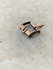 UNIVERSAL GENEVE VINTAGE ROSE GOLD PLATED WATCH STRAP BUCKLE FIBBIA UHREN 14mm