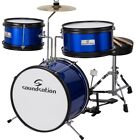 SoundSation JDK313-MB Metallic Blue Batteria Acustica per Bambini Junior Blu Met