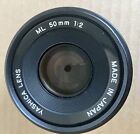 YASHICA ML 50mm F2 Prime Lens for CONTAX YASHICA CO/Y SLR fit with caps