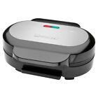 Clatronic HBM 3696 Hamburger-Maker 2 Posti Nero Inox 263866-Clatronic Griglia El