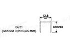 1000 Punti graffette per puntatrice chiodatrice H=10mm VALEX 1455602