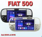 FIAT 500 dal 2006 al 2013 Autoradio stereo Android 12 CARPLAY  Navigatore RDS