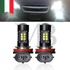 Coppia 2 Luci Lampade H11 LED Fendinebbia Auto Bianco 6000K CANBUS Universali