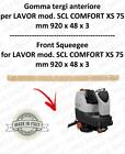 SCL COMFORT XS 75 GOMMA TERGI lavapavimenti anteriore per LAVOR PRO