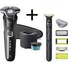 Set Rasatura uomo Rasoio 3 testine Philips Shaver S5898/79 + OneBlade SkinIQ