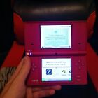 NINTENDO DSI CONSOLE ROSA ORIGINALE CARICATORE E PENNINO E TANTI GIOCHI INCLUSI