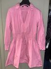 Ladies Pink Long Sleeve Dress 🩷 Small Zara 🩷