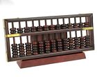 Rosewood Abacus Chinese Hard Wood Calculator W+ Rack Display Feng Shui Decor