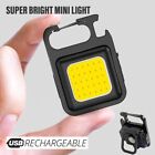 Mini Torcia Led COB PORTACHIAVI Ricaricabile Emergenza 3 Modalità Luce Portatile