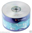 50 CD -R VERBATIM VERGINI VUOTI 52X 700MB PER AUDIO DATI VIDEO GAMES 43787