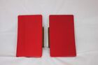 Coppia maniglie per porta portone  midcentury vintage anni 50/60 ORIGINALI rosse