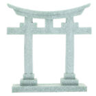 Japanisches Torii-Modell Zen-Garten-Dekor Hauszubehör Mini Aquarium-Dekor