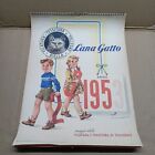 Calendario Pubblicitario - Lana Gatto 1953