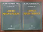 L appalto privato e pubblico (2 Volumi) Maurizio De Tilla Giuffré Editore