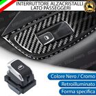 PULSANTE ALZACRISTALLI VETRI NERO / CROMO PER AUDI A1 8X