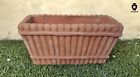 Vaso fioriera per esterno in terracotta vintage rettangolare balcone giardino