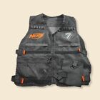 Mens Black Nerf Utility Vest Gilet Jacket Size 36" Chest