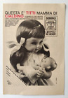 Pubblicita  Sebino Bambola Titti Mamma Di Cialdino Advertising Vintage 1970 (T6)