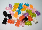 10pz  charms ciondoli in resina Gummy bear orsetto  20x11mm colore misti bijoux