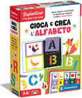 Sapientino Gioca e Crea L alfabeto Stencil Lettere Puzzle Educativo Clementoni