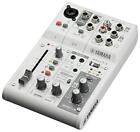 Mixer Yamaha AG03MK2 Mixer a 3 Canali per Streaming Live con Interfaccia Audio U