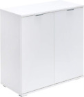 ® Cassettiera Alba 2 Ante Con Ripiani 71X74X35Cm Comò Armadietto Ufficio Mobilet