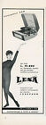 Lesa. Giradischi Lesaphon 520. Advertising  1962