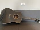 Ibanez Chitarra acustica nera anni 80 modello V 300 TK matricola 87020742T