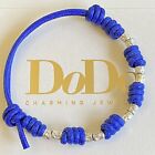 Dodo Pomellato Bracciale Blu Elettrico Granelli Argento Fuori Produz Originale