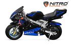 Carena Completa in Plastica BLU Carenatura per Minimoto 49cc PocketBike