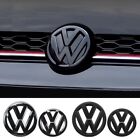 《🟢》Vw Golf 6 Loghi Stemmi Fregi Nero Lucido