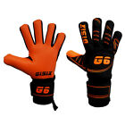 Gisix - Guanti Portiere Grip Control Basic Spines 2.0 Black/Orange con Stecche