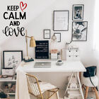 wall stickers frasi Adesivi Murali keep calm love amore b0186