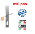 KIT LAME PER BISTURI IN ACCIAIO RICAMBIO PER CUTTER TAGLIABALSA KIT da 10 PCS