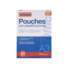 POUCHES FORMATO A/3 80 MICRON (CF.100 PZ.)