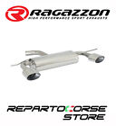 RAGAZZON SCARICO SDOPPIATO TERMINALI OVALI 2 135X90 VW SCIROCCO 1.4TSI 118kW