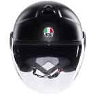 CASCO HELMET MOTO JET AGV ETERES MONO MATT BLACK NERO OPACO ECE 2206