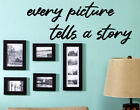 Wall stickers frasi every picture tells a story adesivi murali decorazione amore