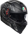 Casco integrale moto Agv K-5 K5 Tornado nero grigio taglia MS black matt grey