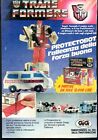 Paginetta Pubblicitaria Advertising 1987 GIG TRANSFORMERS Protectobot