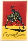 COGNAC BUTON CARTOLINA PUBBLICITARIA BEVANDA SUPERALCOLICA