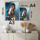 MICHAEL JACKSON Autografo ARTWORK CORNICE COLLEZIONE MUSIC POP MODEL IDEA REGALO