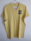 ABERCROMBIE & FITCH   MENS   2XL XXL  YELLOW   T SHIRT   GOOD USED CONDITION