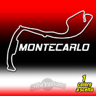 ADESIVO PVC CIRCUITO MONTECARLO prespaziato auto moto sticker