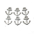 50 Alloy Tiny Anchor Charms Pendants Connector 18X14mm DIY Bracelet