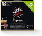 100 Capsule Compostabili Caffe Vergnano Oro Compatibili con Nespresso