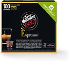 100 Capsule Compostabili Caffe Vergnano Napoli Compatibili con Nespresso