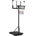 Yaheetech Canestro Basket Esterno Interno Camera Portatile con Colonna Tabellone